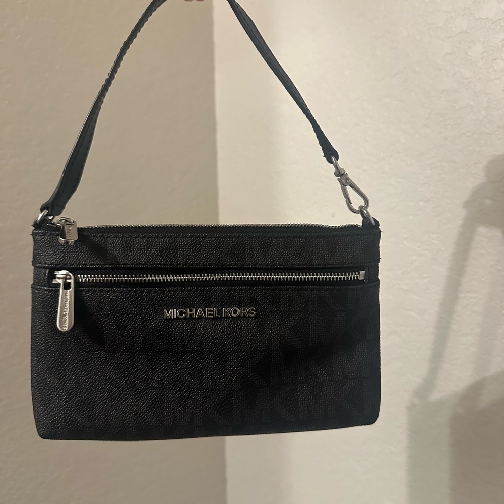 Michael Kors Black Wristlet